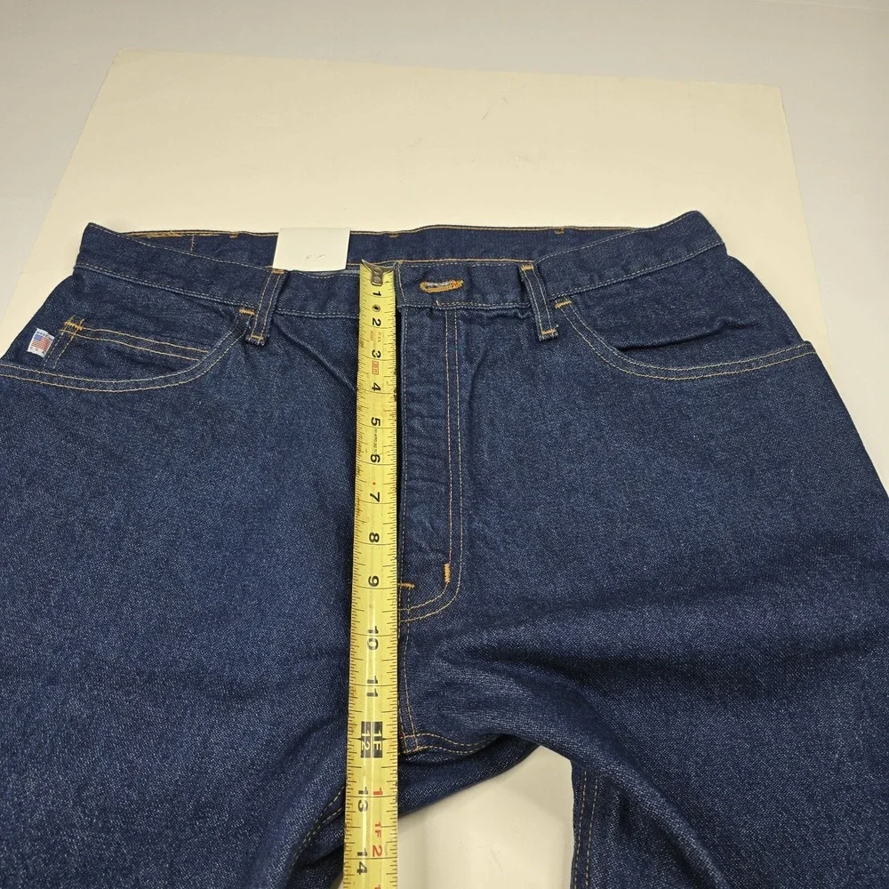 All American Clothing Co Jeans Mens 36x36 Dark Wash Made In USA NWT Raw Denim